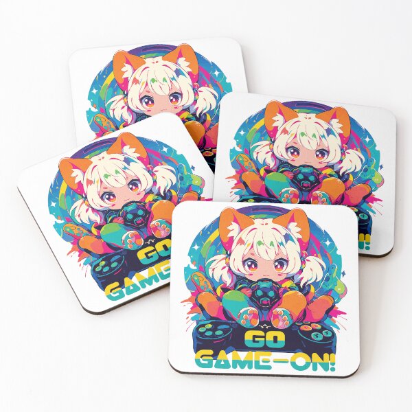 Item preview, Game-On! designed and sold by Chibi Cat Art Corner.