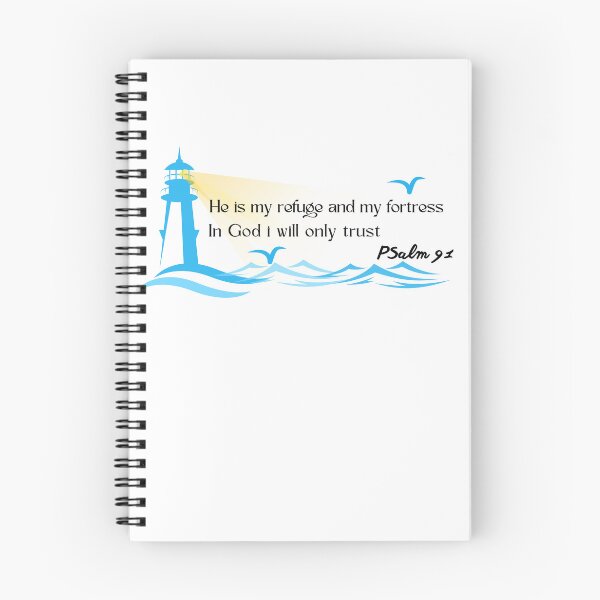 Item preview,  God is my Refuge and my Fortress |Psalm 91 | In God i will only trust  designed and sold by Faith-and-Light.
