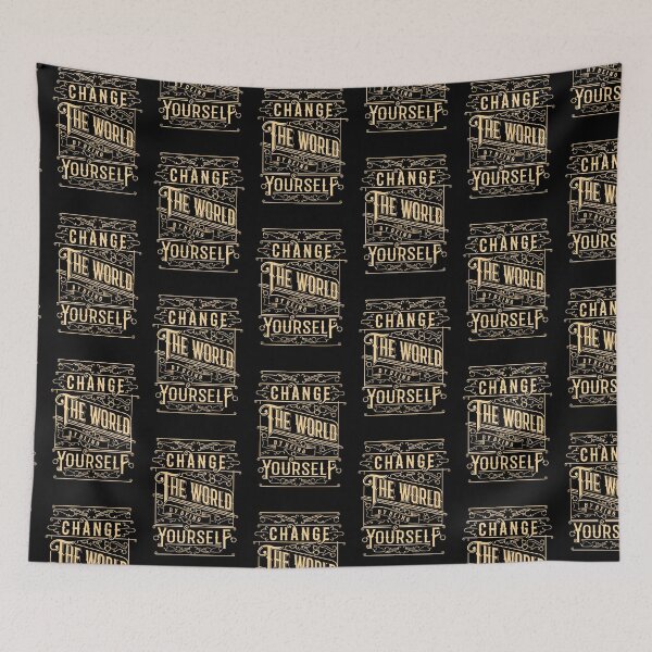 Item preview, Change The World By Being Yourself designed and sold by OrbiTelArt.
