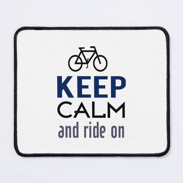 Item preview, Keep Calm And Ride On (blue) designed and sold by raineOn.