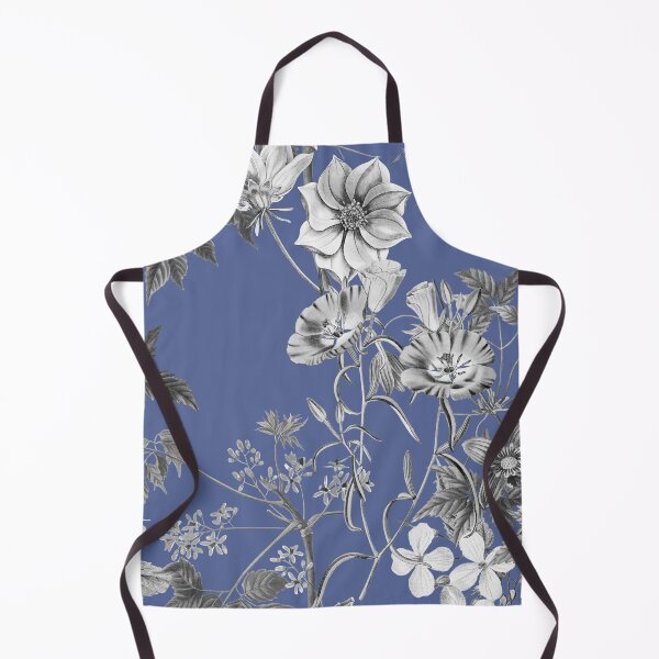 Item preview, Blue Background Flowers Pattern designed and sold by OwnDesignOnline.