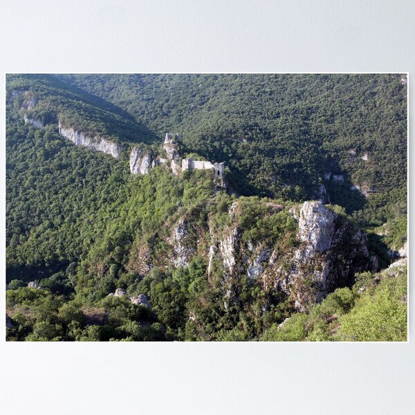 Item preview, old ruined fortress mountain landscape designed and sold by goceris.
