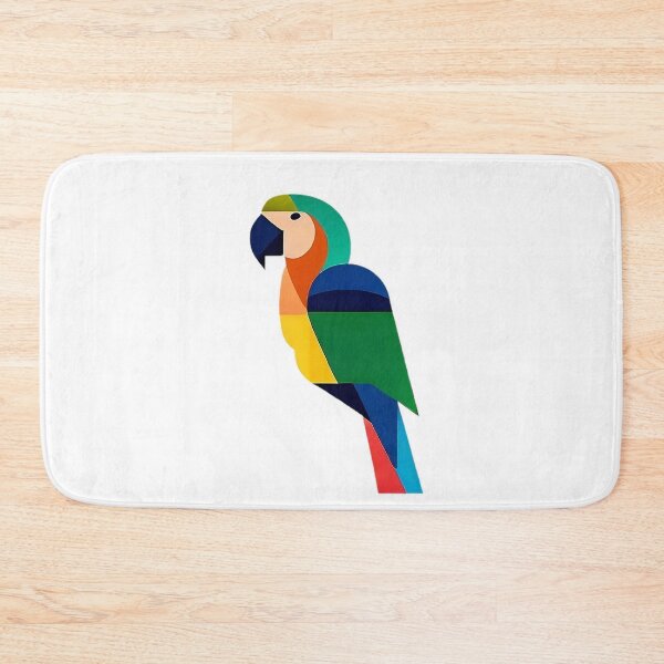 Item preview, Colorful Macaw in Geometric Style, Aesthetic designed and sold by MinimalistHaven.