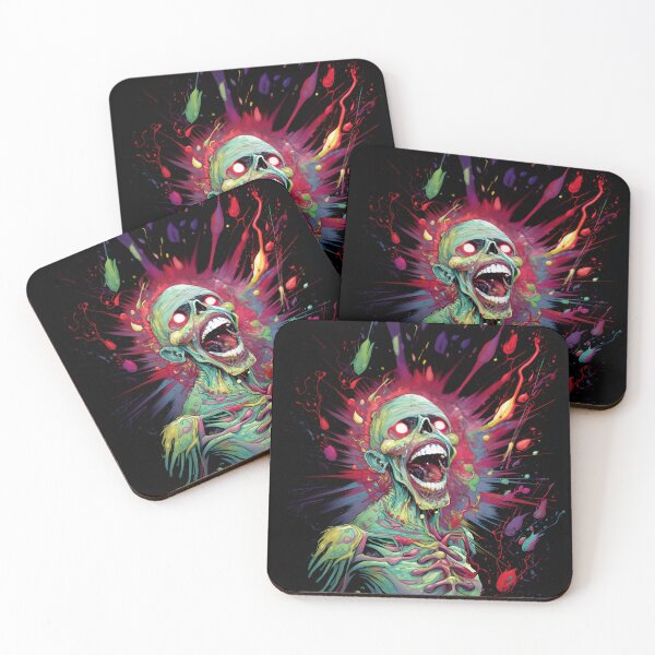 Item preview, Colorful Zombie in a Sea of Paint designed and sold by Toph Moses.