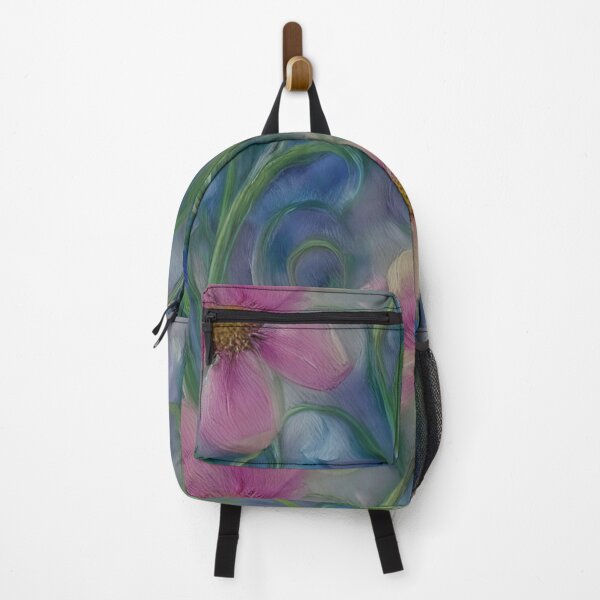 Artikelvorschau, Rosa Blumenwirbel entworfen und verkauft von Poetic Patterns Studio.