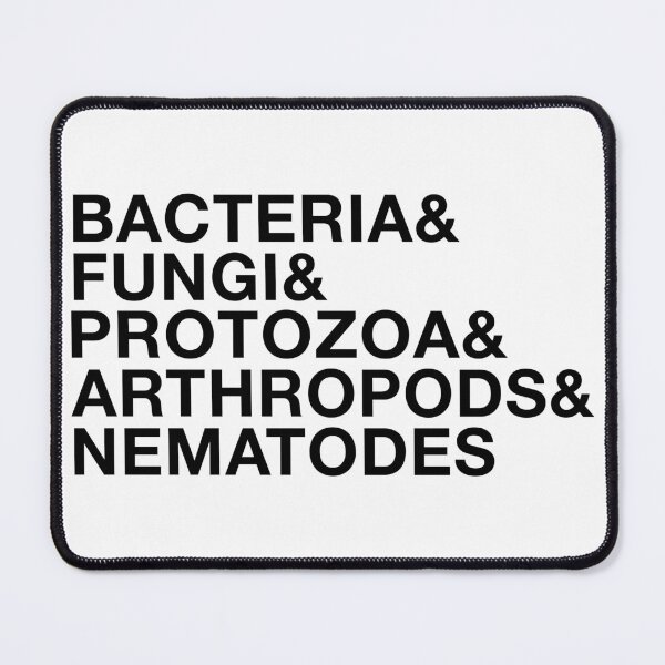 Item preview, Soil Food Web Ampersand ("And" Design) Black Text designed and sold by SethMakesArt.