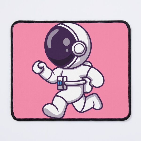 Item preview, Cute Astronaut Wearing suit and running Hand Cartoon Icon designed and sold by hjian8219.