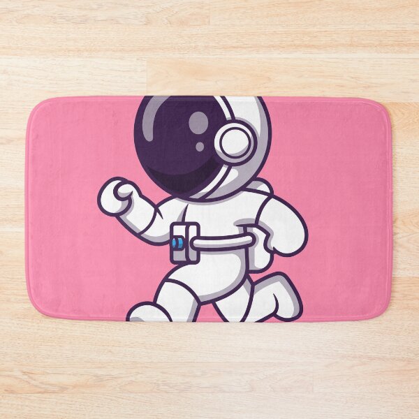 Item preview, Cute Astronaut Wearing suit and running Hand Cartoon Icon designed and sold by hjian8219.