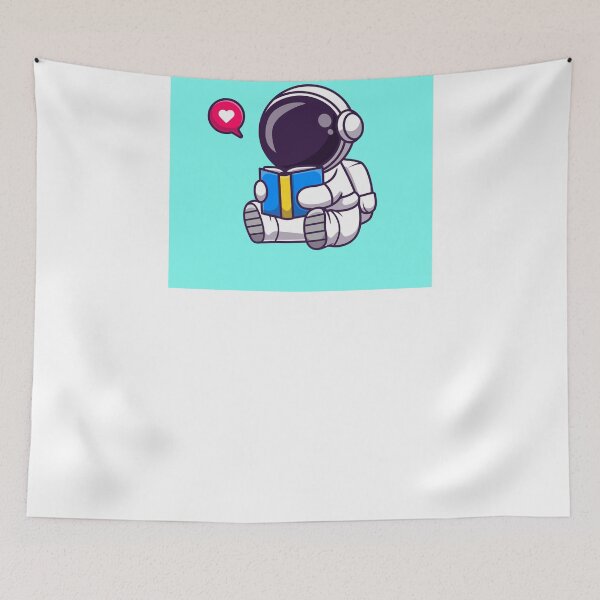 Item preview, AstroFit: Cute Astronaut reading book designed and sold by hjian8219.
