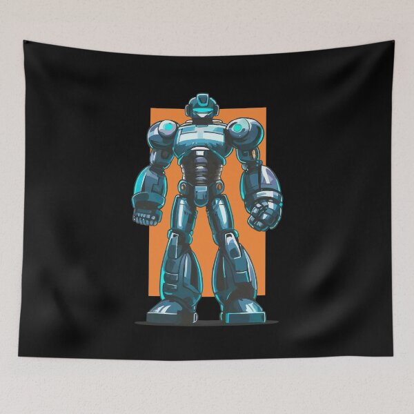 Item preview, Robot, Blue, Man, Mega, Japan, #3 designed and sold by MarcioCellos.