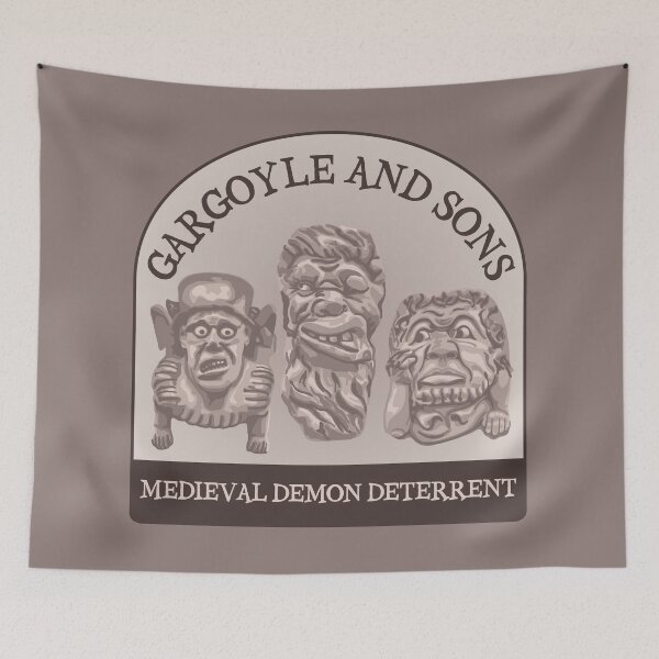 Item preview, Gargoyle and Sons Medieval Demon Deterrent designed and sold by Unhinged Heather.