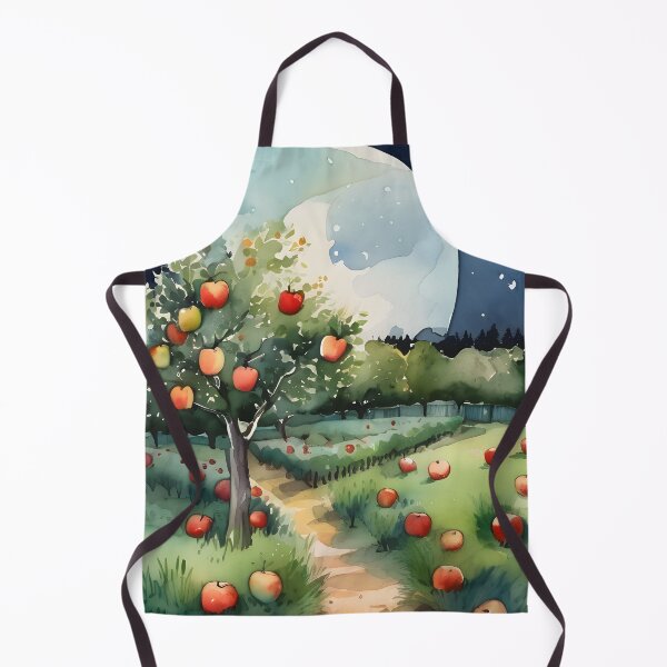 Item preview, Apple Orchard Under the Moon  designed and sold by CAutumnTrapp.