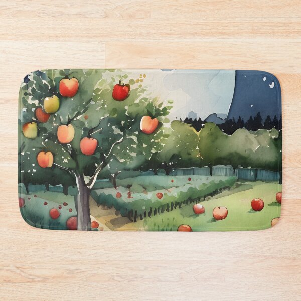 Item preview, Apple Orchard Under the Moon  designed and sold by CAutumnTrapp.