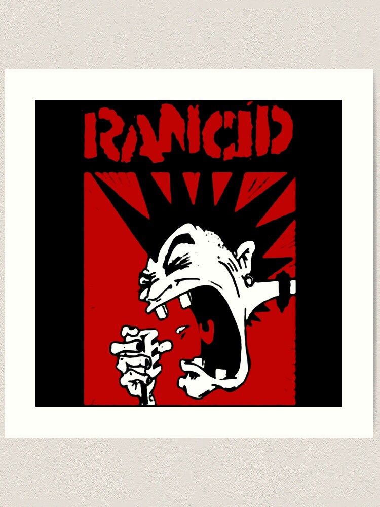 RANCID シルクスクリーンポスター　メンバーサイン入り RANCID シルクスクリーンポスター メンバー直筆サイン入り