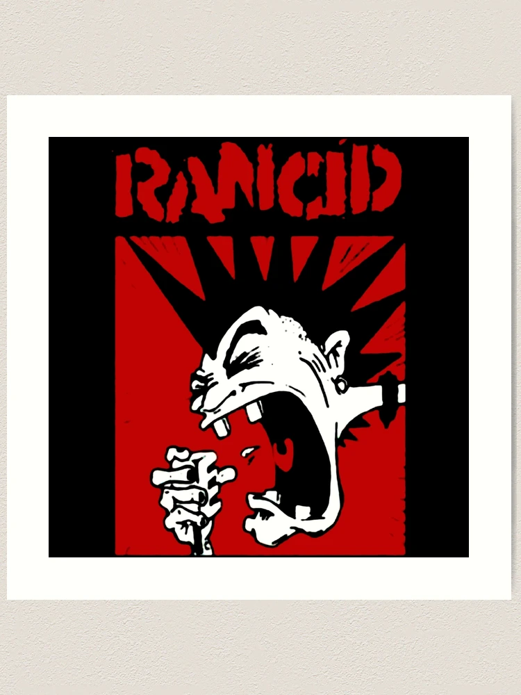 RANCID シルクスクリーンポスター　メンバーサイン入り RANCID シルクスクリーンポスター メンバー直筆サイン入り