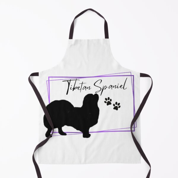 Item preview, Tibetan Spaniel Dog Silhouette with Name  - Purple designed and sold by Monica C. Webster.