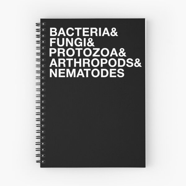 Item preview, Soil Food Web Ampersand ("And" Design) White Text designed and sold by SethMakesArt.