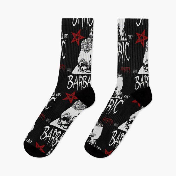 Item preview, Barbaric Habits Scary Girl Graphic Streetwear  designed and sold by VaporwaveStreet.