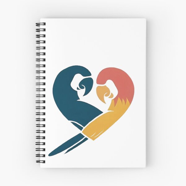 Item preview, Heart Shaped Macaws, Aesthetic designed and sold by MinimalistHaven.