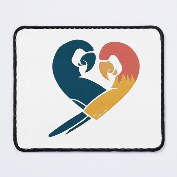 Item preview, Heart Shaped Macaws, Aesthetic designed and sold by MinimalistHaven.