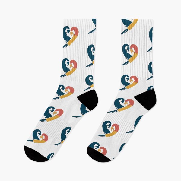 Item preview, Heart Shaped Macaws, Aesthetic designed and sold by MinimalistHaven.