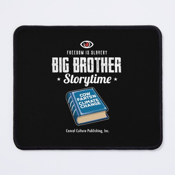 Item preview, Big Brother Book Reading Cows Climate Change designed and sold by twHistory.