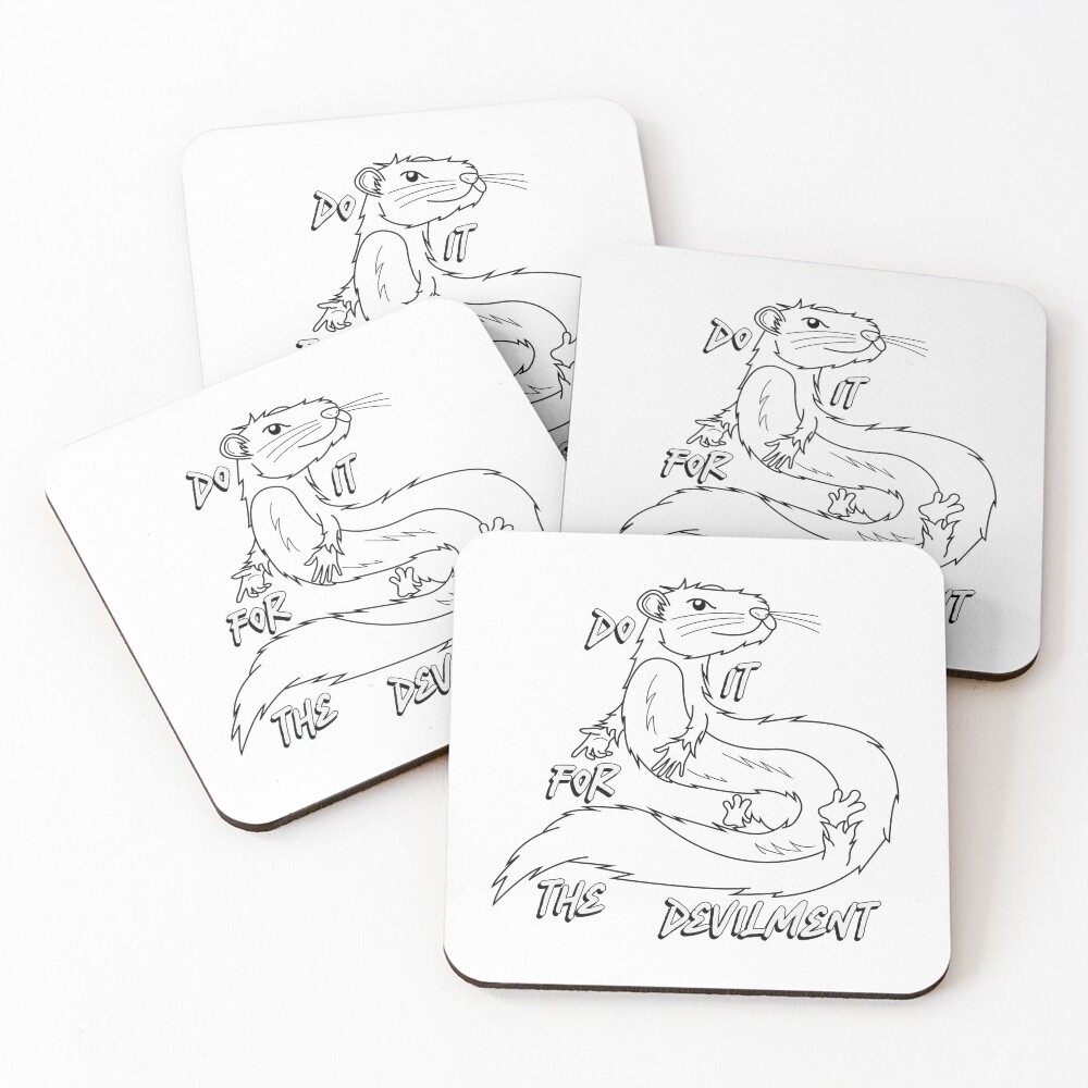 Item preview, Coasters (Set of 4) designed and sold by RottenDayDesign.