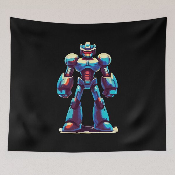 Item preview, Robot, Blue, Man, Mega, Japan, #4 designed and sold by MarcioCellos.