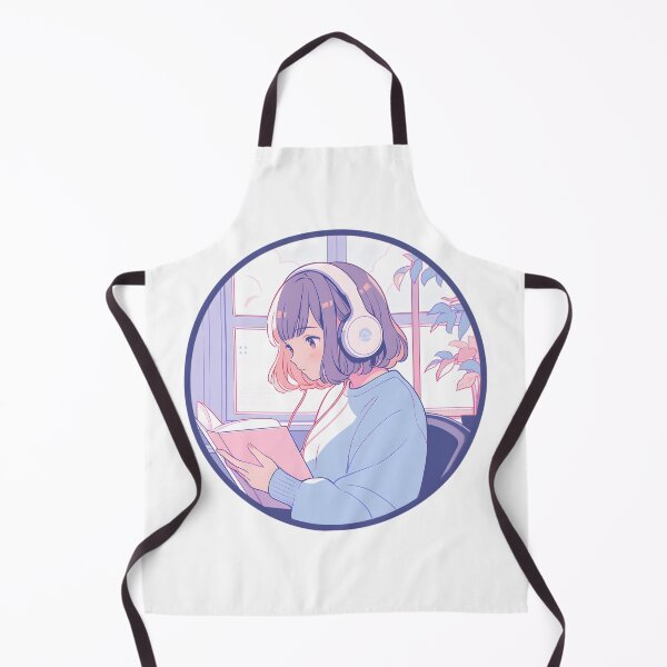 Item preview, Lofi girl the reader - Reading Cartoon Characters designed and sold by Ordinary Life Works.