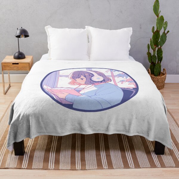 Item preview, Lofi girl the reader - Reading Cartoon Characters designed and sold by Ordinary Life Works.