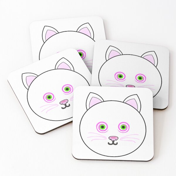 Item preview, Mesmerized Cat Emoji designed and sold by m2inspiration.