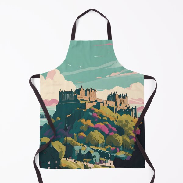 Item preview, Edinburgh Castle Drawing Art designed and sold by Studio-Pixel.