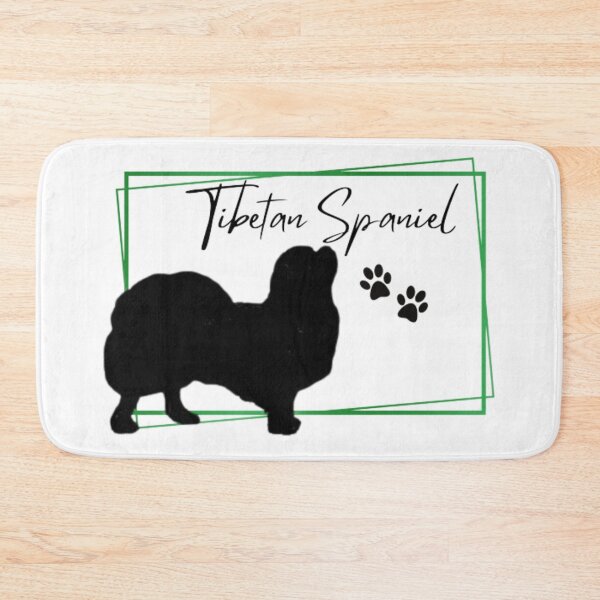 Item preview, Tibetan Spaniel Dog Silhouette with Name  - Green designed and sold by Monica C. Webster.