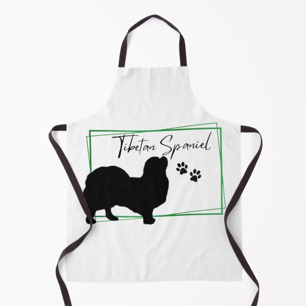 Item preview, Tibetan Spaniel Dog Silhouette with Name  - Green designed and sold by Monica C. Webster.
