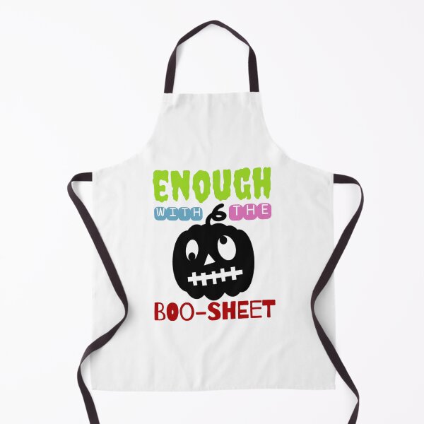 Item preview, Enough With The Boo Sheet Funny Halloween designed and sold by Thevulcano.