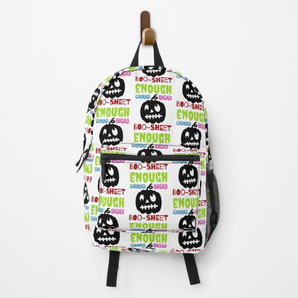 Item preview, Enough With The Boo Sheet Funny Halloween designed and sold by Thevulcano.