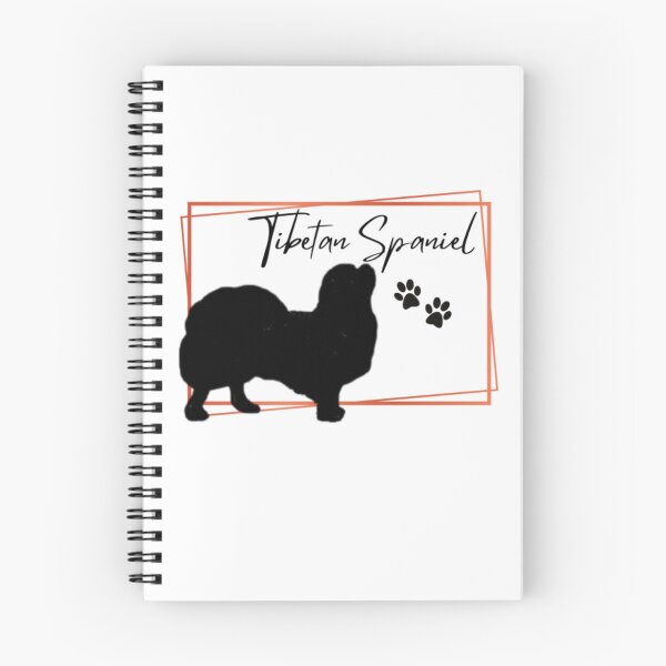 Item preview, Tibetan Spaniel Dog Silhouette with Name  - Orange designed and sold by Monica C. Webster.