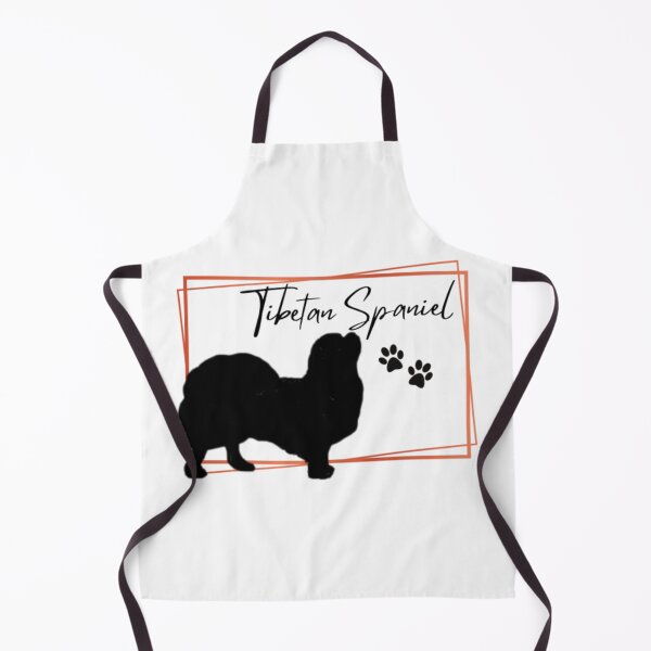 Item preview, Tibetan Spaniel Dog Silhouette with Name  - Orange designed and sold by Monica C. Webster.