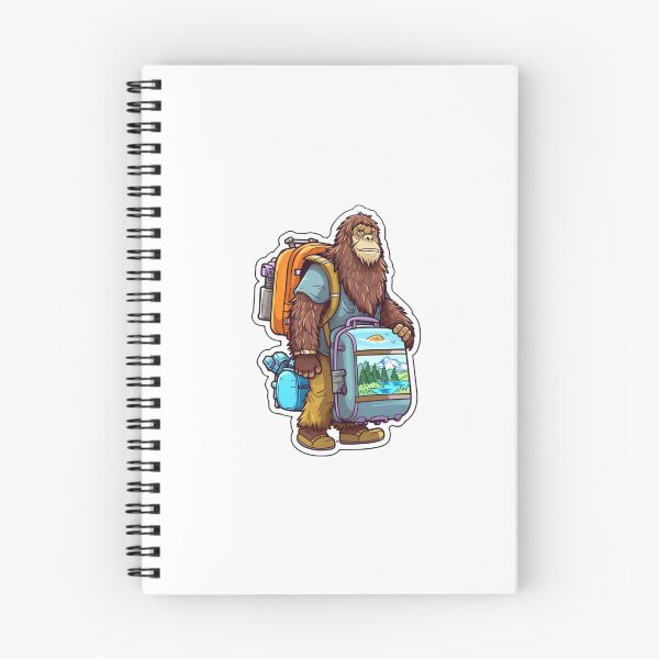 Item preview, Hiking Sasquatch designed and sold by Pobru.