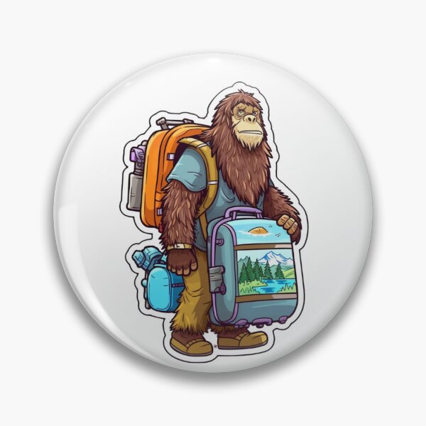Item preview, Hiking Sasquatch designed and sold by Pobru.