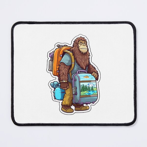 Item preview, Hiking Sasquatch designed and sold by Pobru.