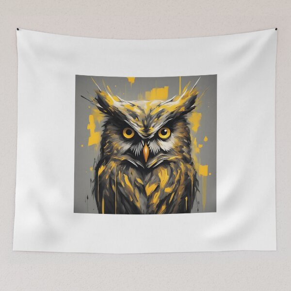 Item preview, Yellow owl designed and sold by lori189.