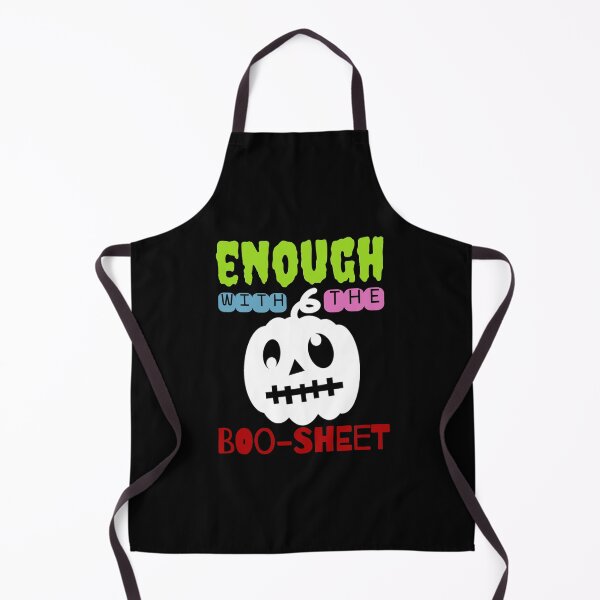Item preview, Enough With The Boo Sheet Funny Halloween designed and sold by Thevulcano.