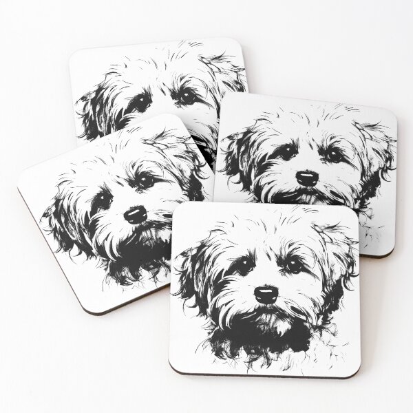 Item preview, Maltese T-shirt Art Sticker designed and sold by allthis.