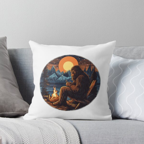 Item preview, Campfire Moonlight Sasquatch designed and sold by Pobru.
