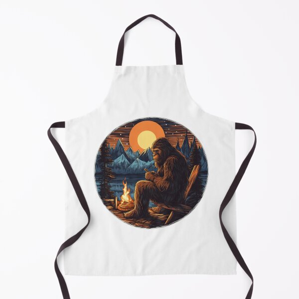 Item preview, Campfire Moonlight Sasquatch designed and sold by Pobru.
