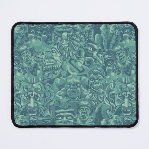 Item preview, Turquoise Gargoyles All-Over Print designed and sold by Unhinged Heather.