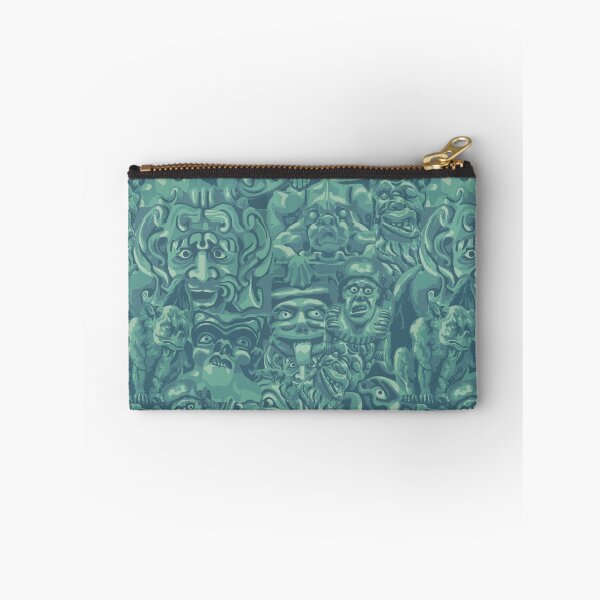 Item preview, Turquoise Gargoyles All-Over Print designed and sold by Unhinged Heather.