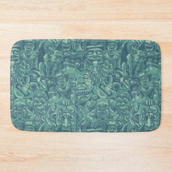 Item preview, Turquoise Gargoyles All-Over Print designed and sold by Unhinged Heather.