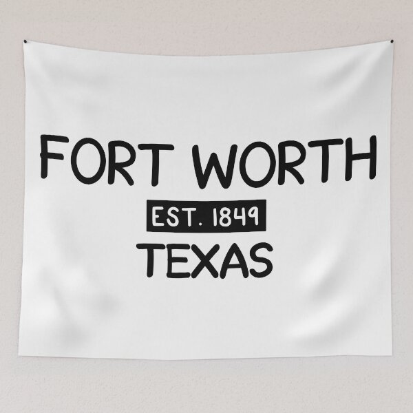 Aperçu de l'œuvre Fort Worth, Texas créée et vendue par TropiCol Creations.